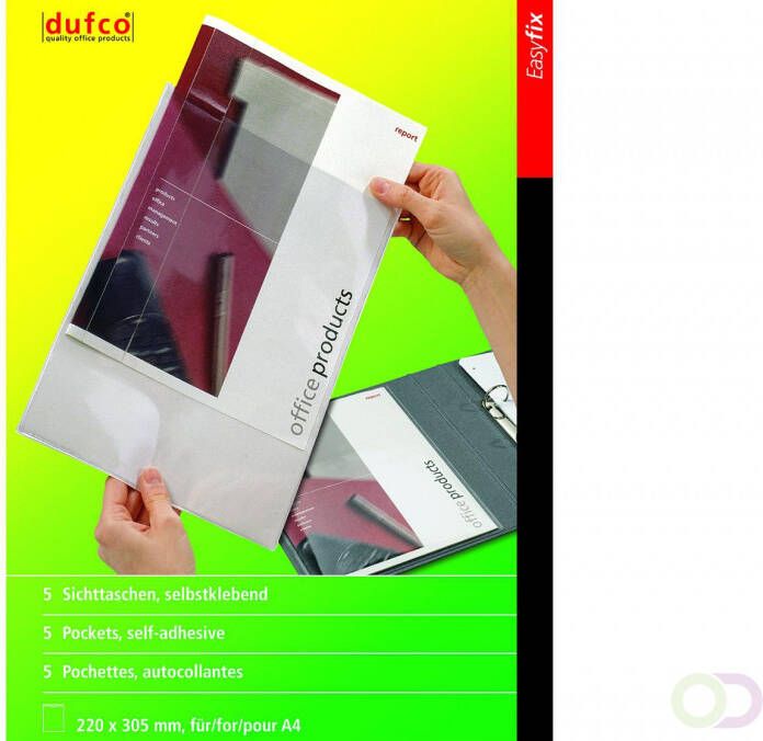 Desq Zelfklevende file pockets A6(115&amp #215158 mm )